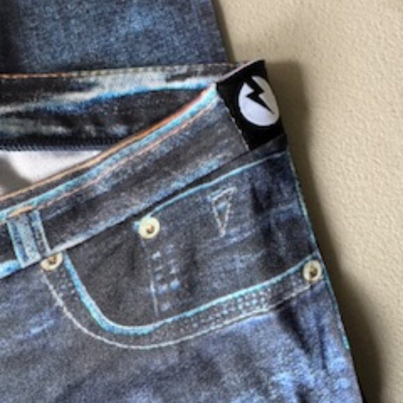 Men's Kapow Meggings, Size Large Navy Jean Noah Style - Picture 6 of 6